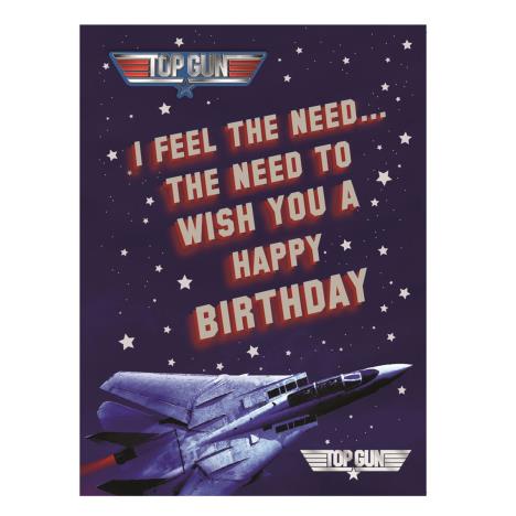 Feel The Need Top Gun Birthday Card £1.89